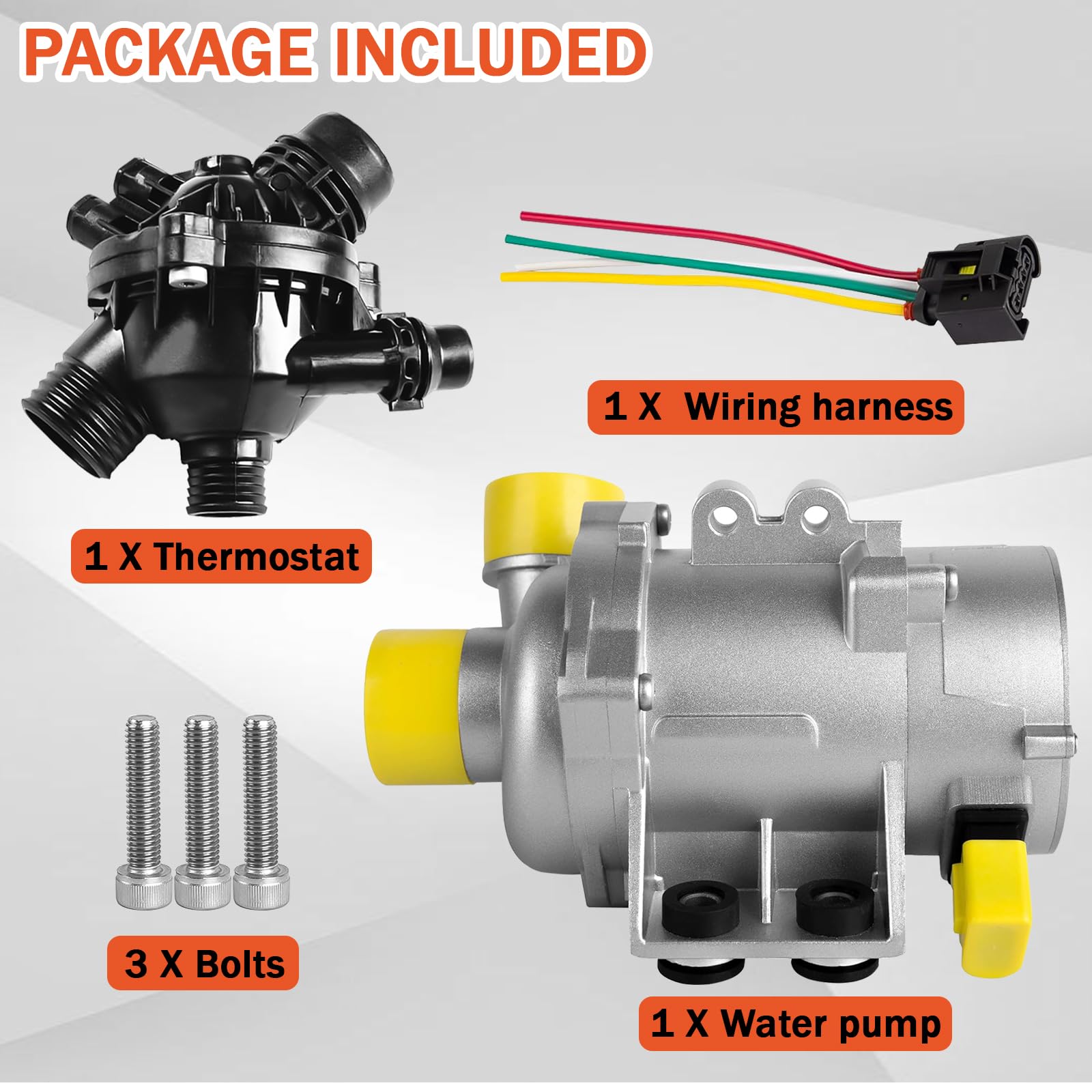 BMW ウォーターポンプ 11517563183 11517586925 Amazon.com: 11517586925 Electric Water Pump + 11517563183